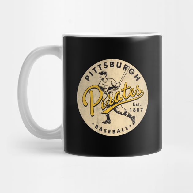 Retro Pittsburgh Pirates 1 by Buck Tee by Buck Tee